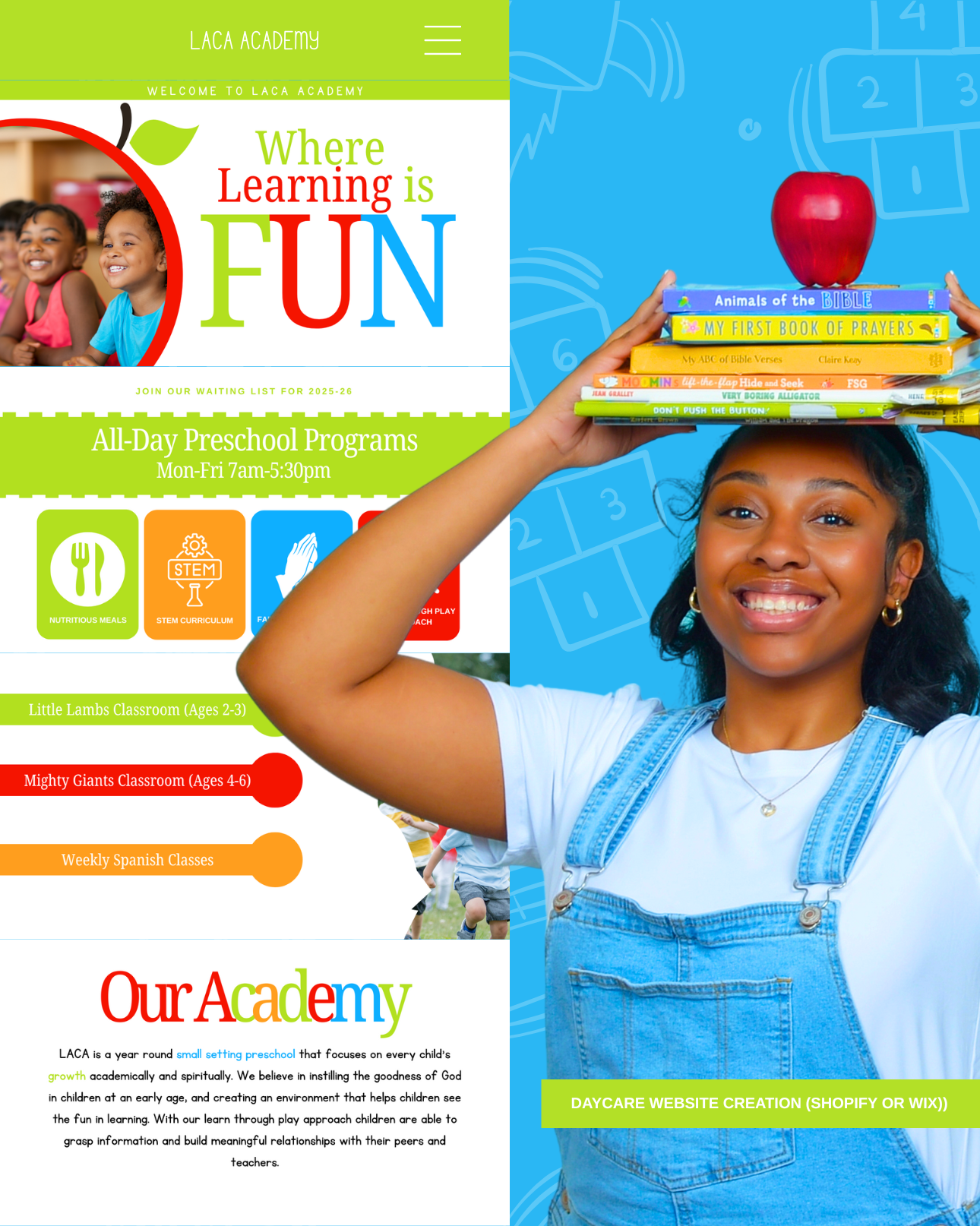 Daycare Website Design