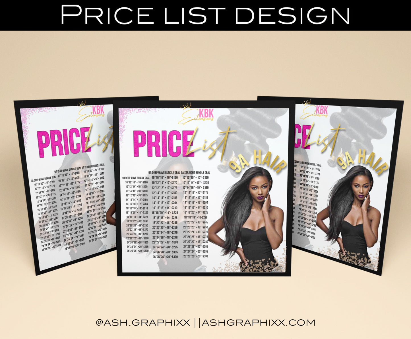 Price List Design